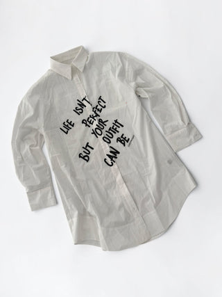 'The Perfect Outfit' Painted Shirt Dress