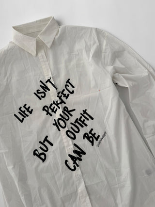 'The Perfect Outfit' Painted Shirt Dress