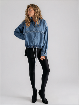 'Star Of The Season' Painted Denim Pullover