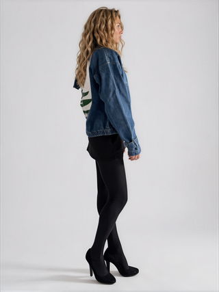 'Star Of The Season' Painted Denim Pullover