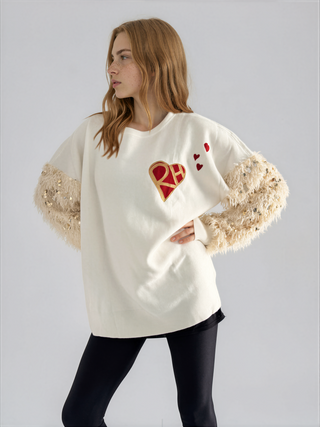 'Basic But Personalized Knit' Painted Sweater