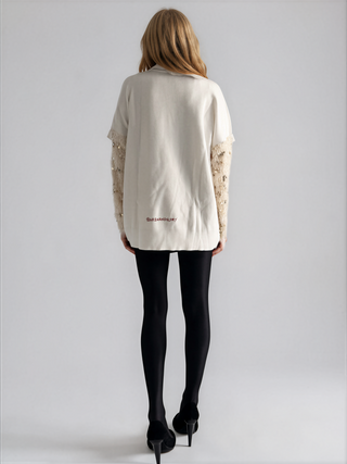 'Basic But Personalized Knit' Painted Sweater