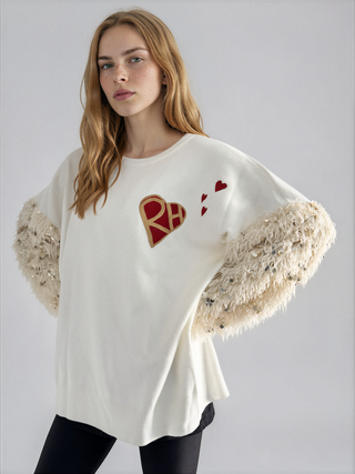 'Basic But Personalized Knit' Painted Sweater