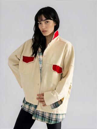 'Wrap It Up' Painted Jacket