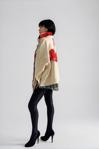 'Wrap It Up' Painted Jacket
