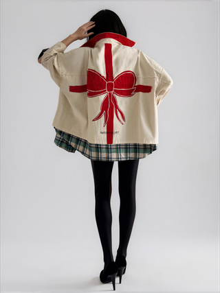 'Wrap It Up' Painted Jacket