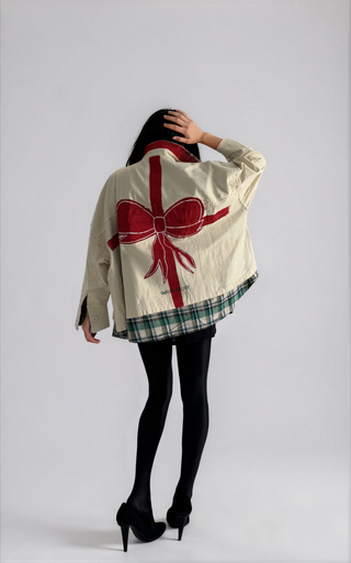 'Wrap It Up' Painted Jacket
