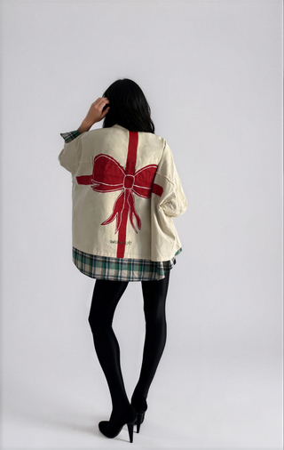 'Wrap It Up' Painted Jacket