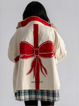 'Wrap It Up' Painted Jacket