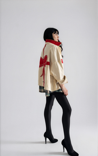'Wrap It Up' Painted Jacket