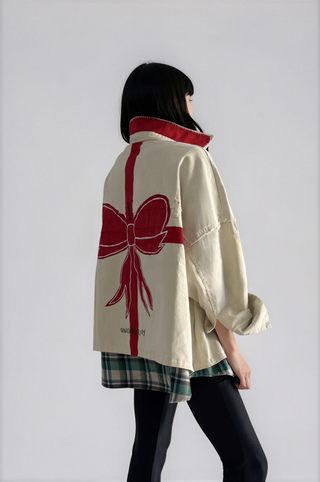 'Wrap It Up' Painted Jacket