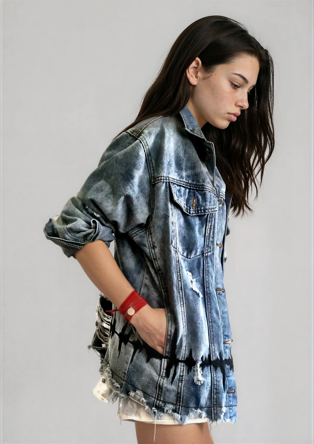 WITH THE BAND' DENIM JACKET – Wren + Glory