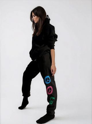 'Grateful' Painted Sweatshirt Set