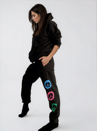 'Grateful' Painted Sweatshirt Set
