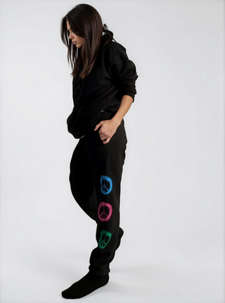 'Grateful' Painted Sweatshirt Set