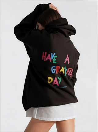 'Grateful' Painted Sweatshirt Set