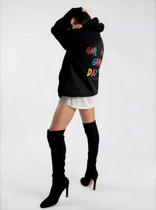 'Grateful' Painted Sweatshirt Set
