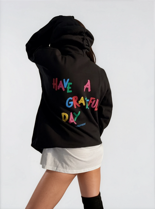 'Grateful' Painted Sweatshirt Set