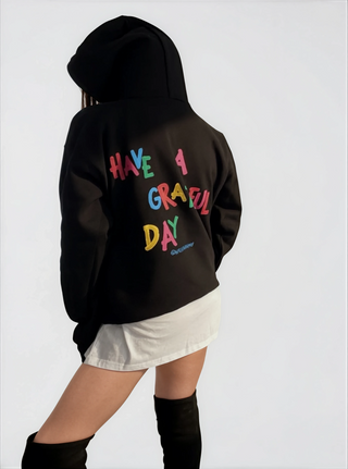 'Grateful' Painted Sweatshirt Set