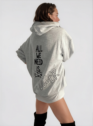 'All We Need Is Soccer' Painted Hoodie