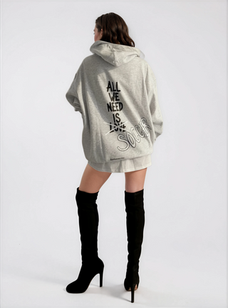 'All We Need Is Soccer' Painted Hoodie