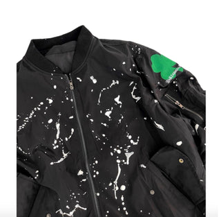 'My Lucky Jacket' Painted Bomber