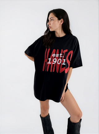 'Hanes x W+G' Printed Beefy T Shirt