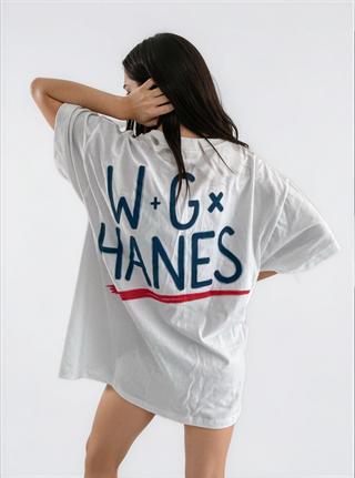 'Hanes x W+G' Painted Beefy T Shirt