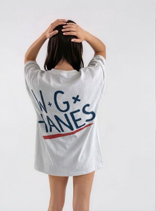'Hanes x W+G' Painted Beefy T Shirt