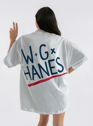 'Hanes x W+G' Painted Beefy T Shirt