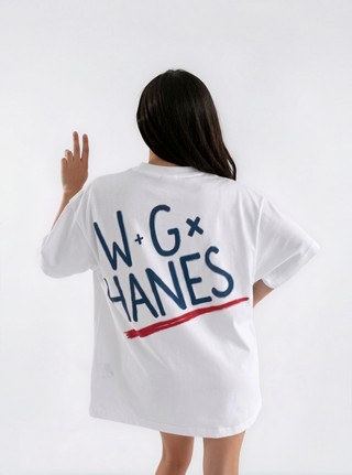 'Hanes x W+G' Painted Beefy T Shirt