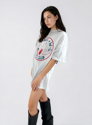 'Hanes x W+G' Painted Beefy T Shirt