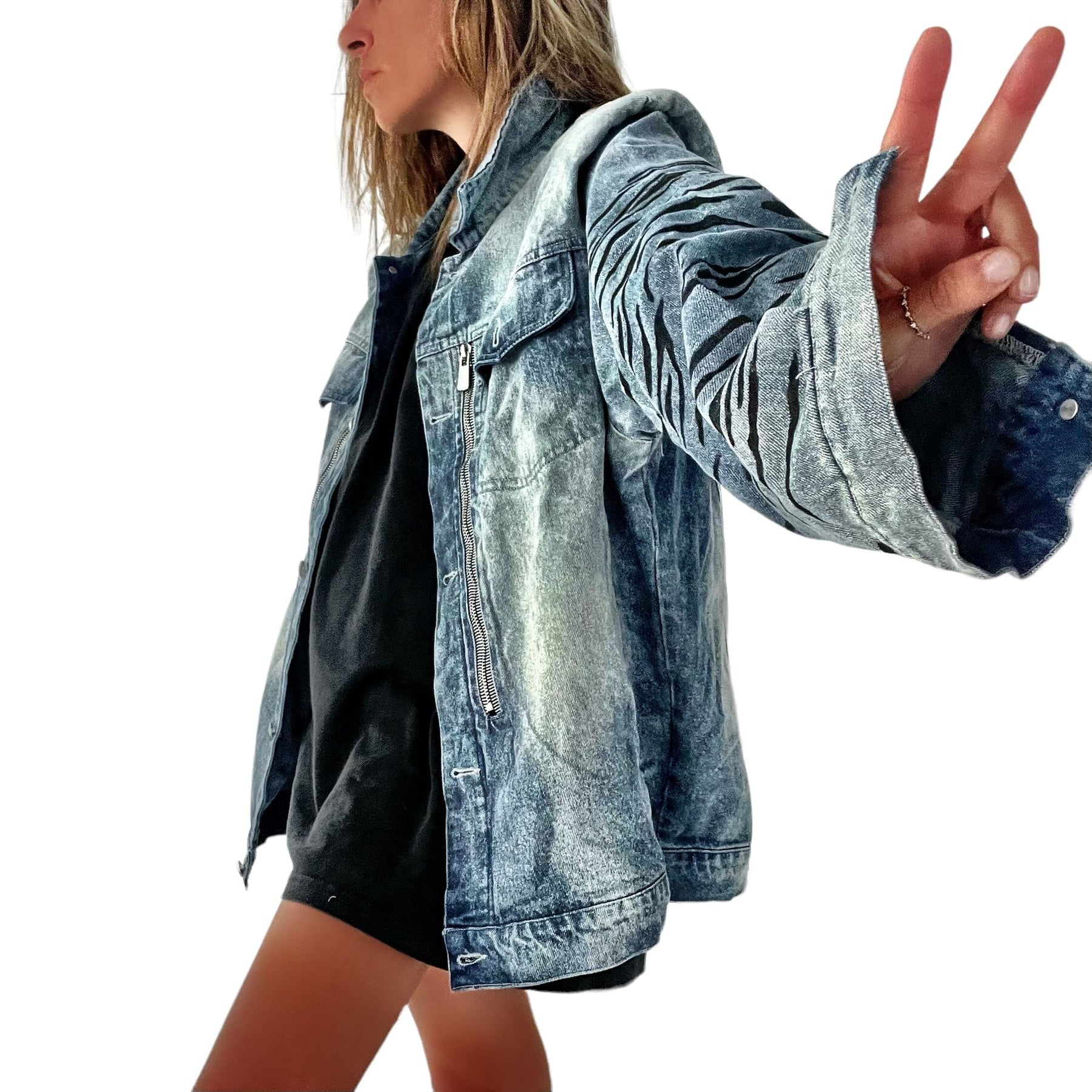 Early Access 'Beyond Zebra' Denim Jacket