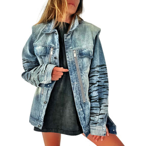 Early Access 'Beyond Zebra' Denim Jacket