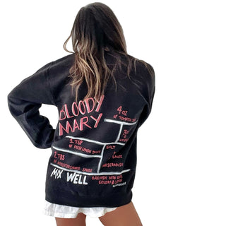'Bloody Mary Time' Painted Crewneck