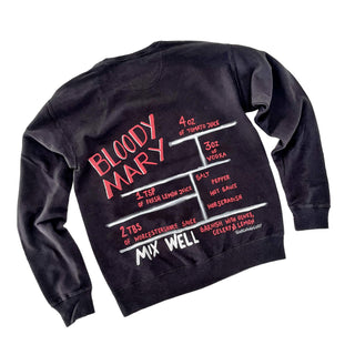 'Bloody Mary Time' Painted Crewneck