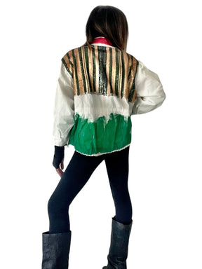 'Embellished But Holiday' Denim Jacket