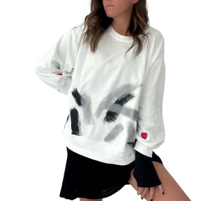 'Hot Mess' Painted Sweatshirt