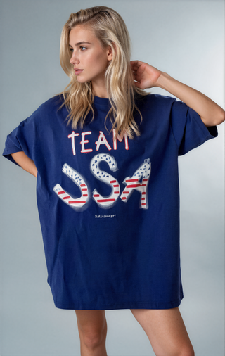 'Team USA' Oversized  Shirt