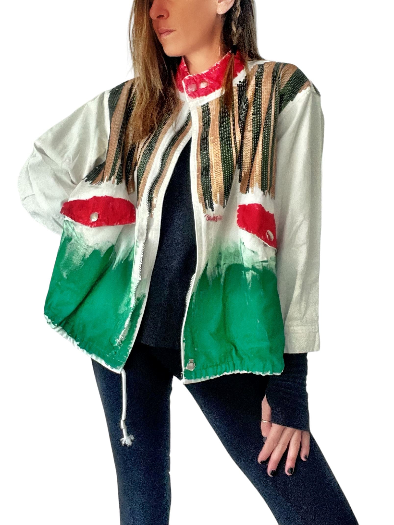 'Embellished But Holiday' Denim Jacket