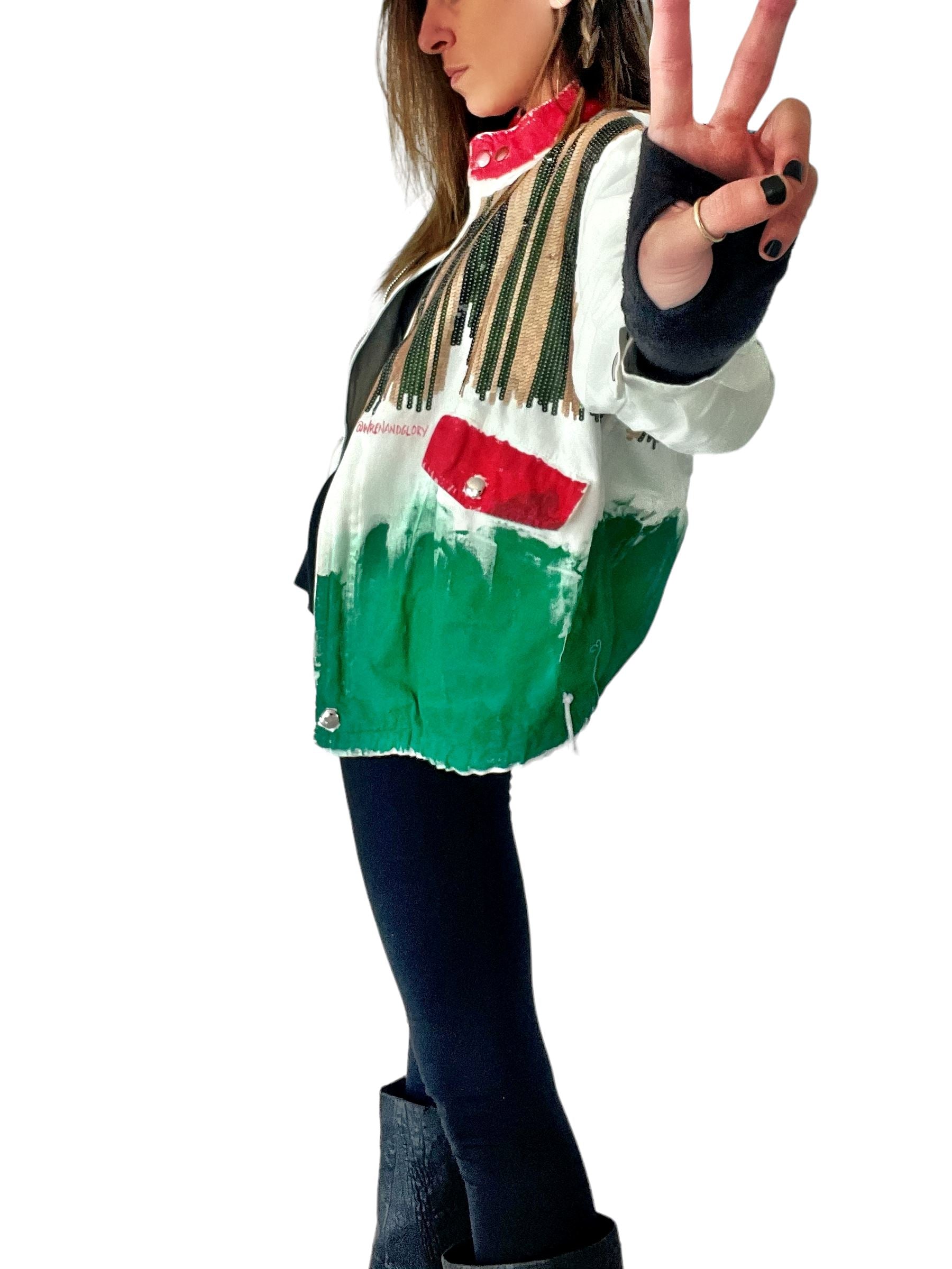 'Embellished But Holiday' Denim Jacket