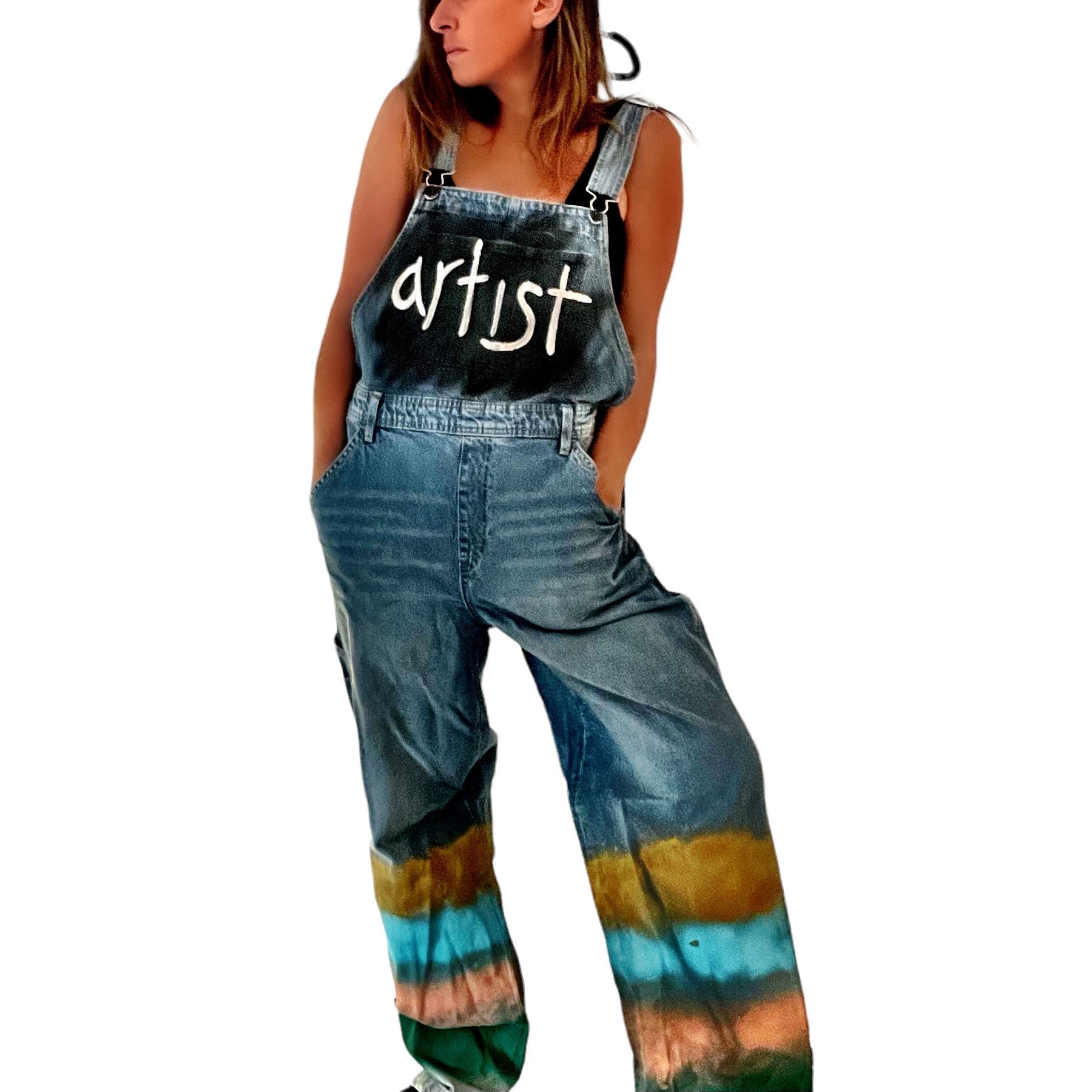 'L'Artiste' Painted Overalls