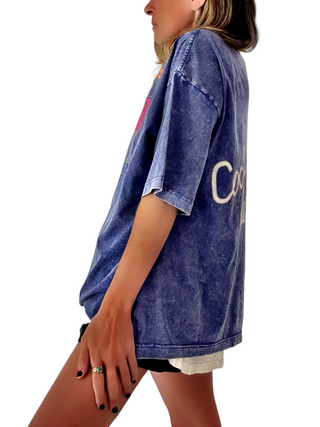 'Cocktails, Please' Oversized T Shirt