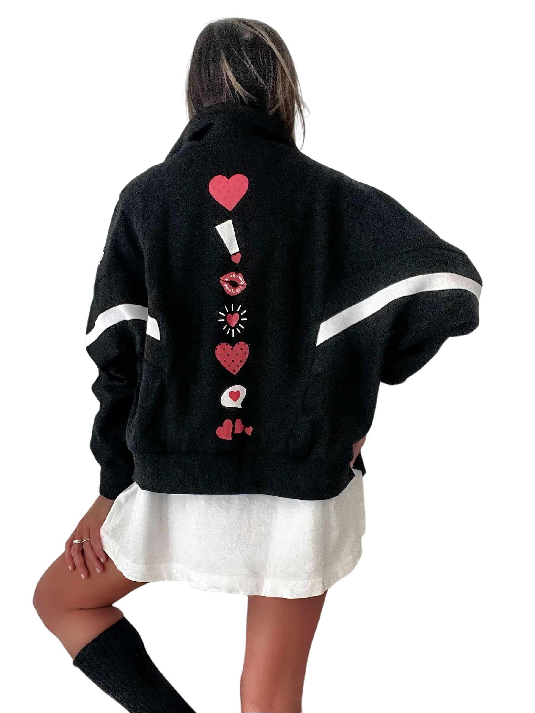 ジャケット・アウター BETTY BOOP BETTY BOOP SATIN JACKET (BLACK) – Allstarelite.com