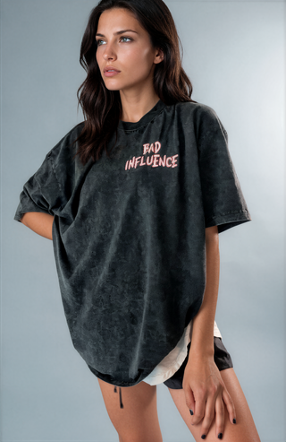'Bad Influence' Oversized T Shirt