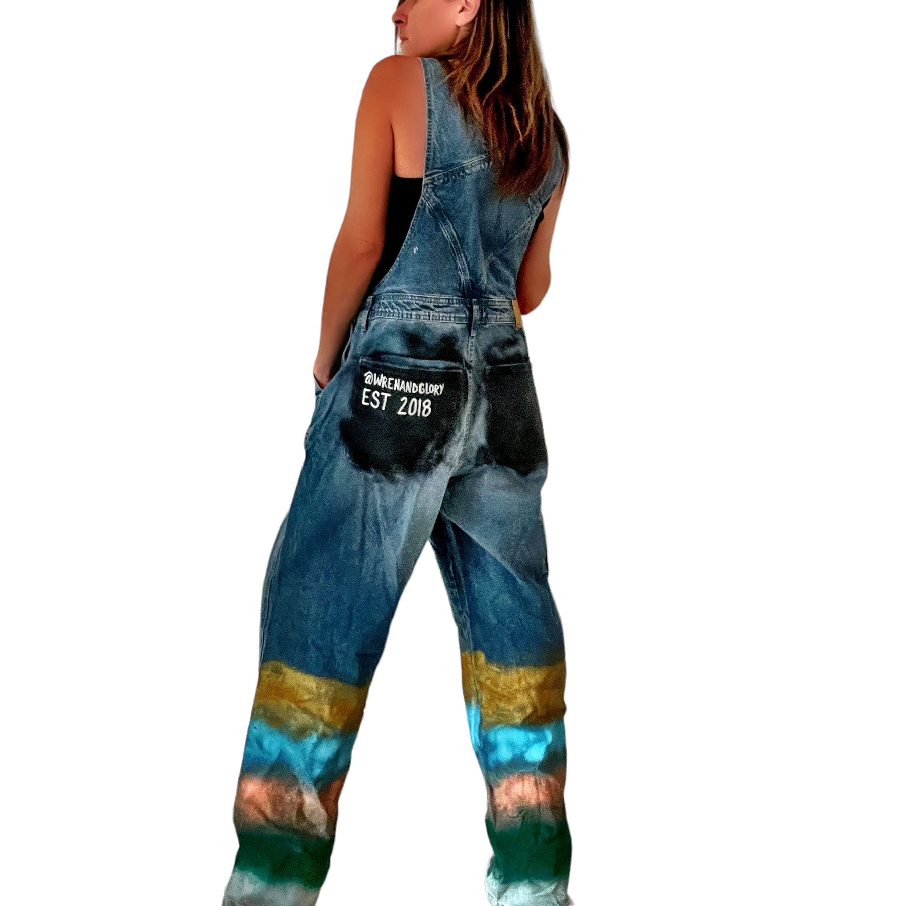 'L'Artiste' Painted Overalls