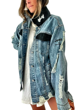 Jeep x W+G: Painted Denim Jacket!