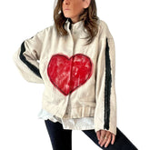 'Kind Heart' Painted Jacket