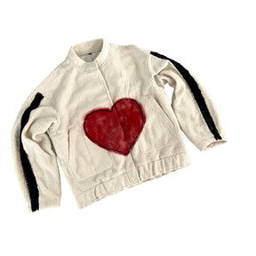 'Kind Heart' Painted Jacket