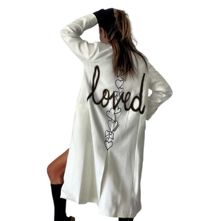'Loved' Painted Blazer